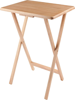 Bureau d'ordinateur pliable bureau chambre étudiant bureau Table basse lit pliant Table d'appoint bois naturel pliant Table de pique-nique