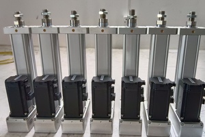 Heavy-Duty Servo Pneumatic <b>Linear</b> <b>Actuator</b> with Stainless Steel Digital Cylinder and Engine 5000N Load Capacity - Product Image 2