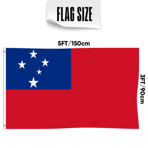 Wholesale 3x5ft Samoa Flags 68D/100D Polyester <strong>Customize</strong> All <strong>Nations</strong> Rapid Shipping Reliable Supplier Fast Delivery - Product Image 3