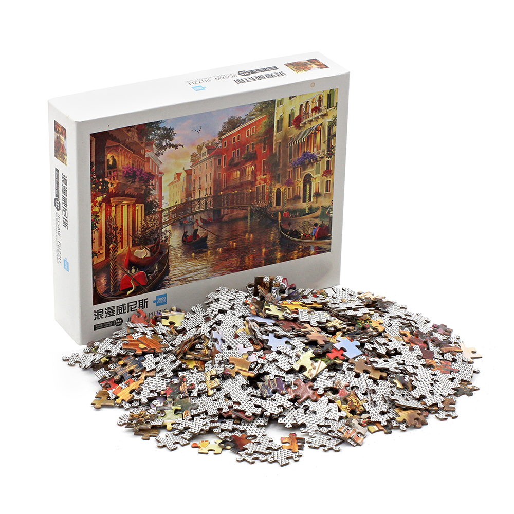 high quality different shape diy adult jigsaw puzzle custom puzzles 1000 for adult pieces