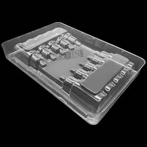 Accessori per tatuaggi accessori rettangolari in plastica usa e getta vassoio per tatuaggi tazze di inchiostro - Product Image 5