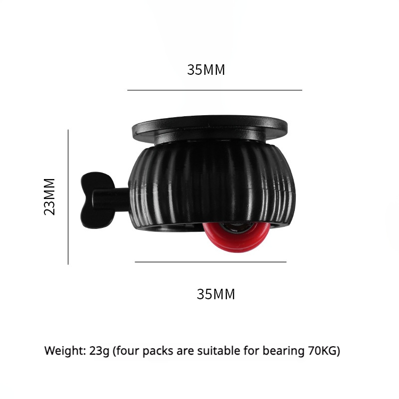 ล้อสีดำ + แดง