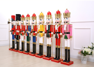 1.2m <b>Large</b> Metallic Bar KTV Nutcracker Soldier King Puppet Customizable Indoor Christmas Decoration for Events Inflatable - Product Image 5