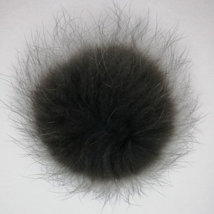 Pompones de Piel de Mapache para Decoración de Sombreros, Coloridos, de 8 cm, 10 cm, 12 cm y 15 cm, para Bebés - Product Image 1