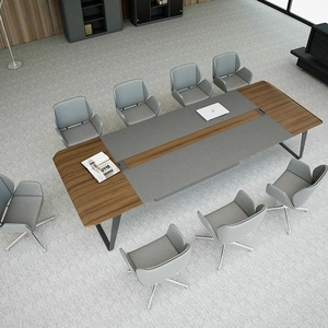 Escritorio Ejecutivo de Lujo de Alta Gama, Muebles de Oficina de Madera, Mesa de Juntas para Sala de Reuniones, Mesa de Conferencias - Product Image 1