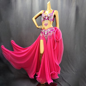 <span class=keywords><strong>Costume</strong></span> de danse du ventre professionnel pour femmes, vente chaude, pour spectacle sur scène, tenue en 3 pièces, <span class=keywords><strong>costume</strong></span> de danseur de carnaval à paillettes - Product Image 5