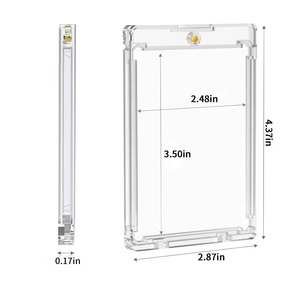 Kaplo 35PT - Estuche Magnético de Una Sola Pieza para Tarjetas Coleccionables, Esquinas Redondeadas, Estuche Rígido Transparente para Tarjetas Coleccionables - Product Image 3