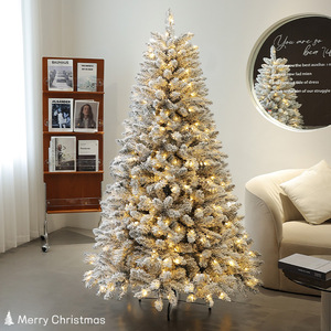 <span class=keywords><strong>Sapin</strong></span> de Noël pré-éclairé de qualité supérieure, 100 % PE, de qualité commerciale, 7,5 pieds, réaliste, toucher réel, alimenté par USB, 3000 lumières LED, fabriqué en usine - Product Image 5