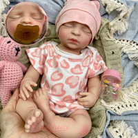 Yıkanabilir Silikon Yeniden Doğmuş Bebek Bebek Oyuncakları Gerçekçi 45cm Anatomik Olarak Doğru Kız Bebek Emzikli Yenidoğan Oyuncak Günlük Arkadaş İçin
