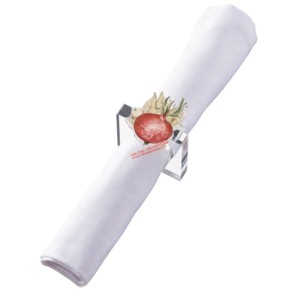 Rond <span class=keywords><strong>de</strong></span> serviette en acrylique carré transparent personnalisé Simple Art moderne Design étiquette <span class=keywords><strong>de</strong></span> <span class=keywords><strong>table</strong></span> anneaux <span class=keywords><strong>de</strong></span> serviette Judaica grenade - Product Image 4