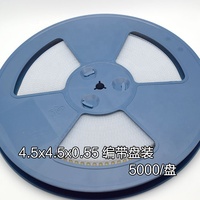 TS45055A 4.5x4.5x0.55mm interrupteur tactile hauteur de montage en surface interrupteur tactile de soudure par refusion SMT