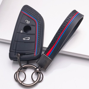 Housse de clé de voiture en silicone avec <span class=keywords><strong>porte</strong></span>-clés assorti compatible avec <span class=keywords><strong>BMW</strong></span> Série 1 2, convient aux clés <span class=keywords><strong>BMW</strong></span> Série X1 <span class=keywords><strong>X2</strong></span> X3 X4 X5 X6 X7 - Product Image 5