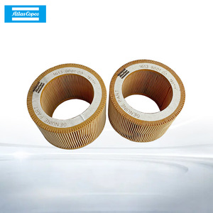 Atlas Copco Air Filter <b>Element</b> 1613 9001 00 Pleated <b>Paper</b> Filter For Compressor Maintenance Pack - Product Image 2