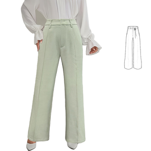 Moda Europea Americana: Nueva Chaqueta Casual Profesional de Estilo Occidental, Tejida, de Color Liso, con Doble Bolsillo Insertado y Cremallera Alta - Product Image 1