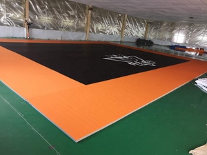 Écologique Respectueux de l'environnement 3cm Épaisseur Couleur noire Durable MMA Tapis de déploiement Jiujitsu Tapis de déploiement Ruban - Product Image 3