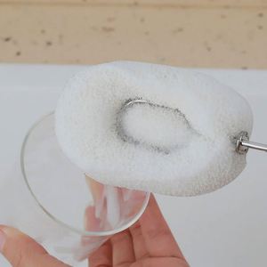 Detachable Sponge <b>Bottle</b> Dish <b>Brush</b> with 201 Stainless Steel Handle - Product Image 4