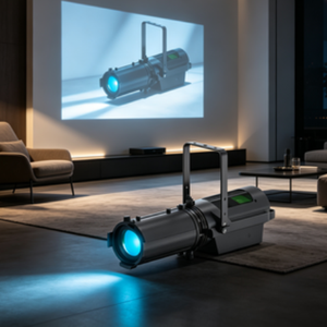 Projecteur LED à profil bicolore 300W avec poignée - <span class=keywords><strong>Luminaire</strong></span> de scène professionnel haute luminosité pour théâtre - Product Image 2