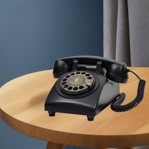 Vintage ghi âm đám cưới điện thoại cảm ứng quay số thư thoại khách điện thoại màu đen Đám cưới âm thanh lưu bút điện thoại - Product Image 6