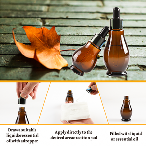 <span class=keywords><strong>Petit</strong></span> <span class=keywords><strong>bouton</strong></span> poussoir liquide mat rose 2 Oz violet 120Ml 200Ml 20Ml flacons compte-gouttes pour huile capillaire - Product Image 3