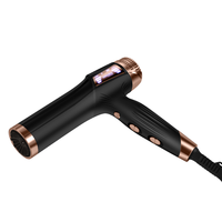 Personnalisation OEM ODM Sèche-Cheveux Revair 2400W Puissant Noir et Or, Séchage Rapide, Ion Négatif