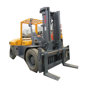 Multi High Quality <b>Used</b> 10 Ton Diesel TCM FD100Z8 Forklift 4WD Solid Tire Rough Terrain - Product Image 1