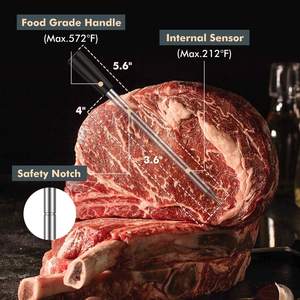 Thermomètre à viande intelligent sans fil longue portée de 165 pieds, le premier véritable thermomètre à viande sans fil - Product Image 5