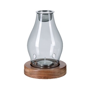 Lampada per Candele e Incenso <span class=keywords><strong>Vintage</strong></span>, Stufa per Aromaterapia Stile Cinese, Portacandele in Vetro Antivento Fatto a Mano con Paralume in Vetro - Product Image 5