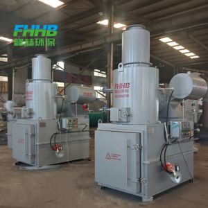 Incinérateur industriel à double chambre 20kg-500kg pour ordures/plastique/pneu-Incinérateur de déchets à économie d'énergie - Product Image 3