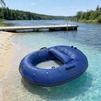 Bateaux gonflables portables Hailebao Easy Storage, kayak en PVC confortable, léger et gonflable pour les jeux aquatiques en plein air