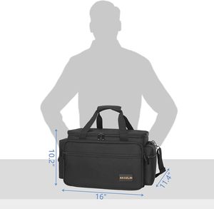 Échantillon gratuit : Sac de rangement pour câbles, étui de transport pour accessoires électroniques de voyage, sac portable étanche double compartiment - Product Image 6