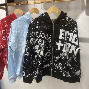 Felpe con Cappuccio di Alta Qualità per <span class=keywords><strong>Uomo</strong></span>, Abbigliamento Streetwear di Design con Stampa a Getto d'Inchiostro e Zip, Felpe 'Mixed Emotion' per Uomini - Product Image 1