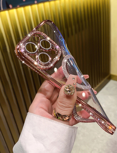 Kim Cương Long Lanh Điện Thoại Trường Hợp Đối Với <span class=keywords><strong>iPhone</strong></span> 16 15 Pro Sang Trọng Thời Trang <span class=keywords><strong>Bling</strong></span> Điện Thoại Di Động Trường Hợp Đối Với <span class=keywords><strong>iPhone</strong></span> 16 15 14 13 12 - Product Image 4