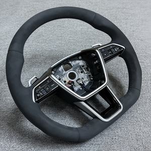 Volante Deportivo Personalizado con Base Plana para Audi <span class=keywords><strong>A6</strong></span> A7 C8, Actualización S6 S7 RS 6 RS 7, Disponible en Stock - Product Image 4