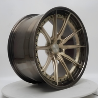 Neue Matte Bronze Mehrspeichen-Schmiedefelgen aus 6061 T6 Aluminiumlegierung 12000T Gepresst TÜV JWL VIA S4-00019 18-24 Geruida Maßanfertigung