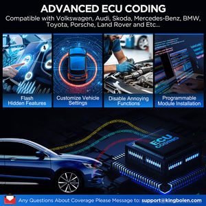 Outil de diagnostic complet Kingbolen K10 bidirectionnel, dernière version, compatible DOIP et CANFD, disponible depuis nos entrepôts aux États-Unis et en Europe. - Product Image 5