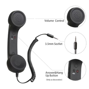 Conector de 3,5mm Auricular de teléfono móvil, Auricular de Llamada entrante de teléfono móvil, Micrófono de teléfono móvil Retro - Product Image 3