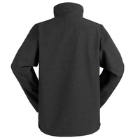 Veste d'hiver softshell avec capuche, coupe-vent imperméable avec fermeture éclair et motif imprimé