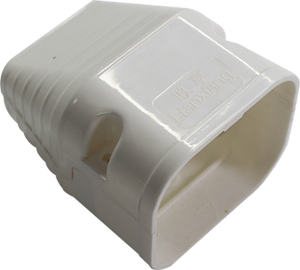 LX Conduit décoratif en PVC pour climatiseur, tube en cuivre, le plus vendu, pour usage domestique, gaines droites en PVC, <span class=keywords><strong>cache</strong></span>-tuyaux décoratif - Product Image 4