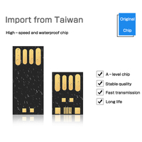 Venta al por Mayor de Memorias USB 2.0 Metálicas Nuevas de 1GB 2GB 4GB 8GB 16GB 32GB, Pendrive con Chip USB y PCBA