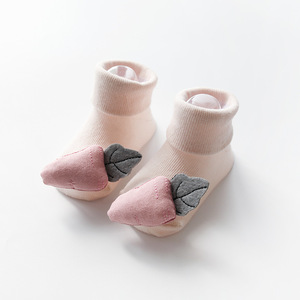 Ensemble de chaussettes pour bébé en coton biologique de 9 <span class=keywords><strong>mois</strong></span>, animaux 3D, dessins animés, antidérapantes, chaussettes pour nouveau-nés - Product Image 2