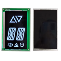 Afficheur LCD segmenté VA à transmittance totale, 2 chiffres, 32 mm, affichage à 12 heures, rétroéclairage blanc SML0274