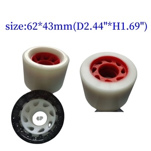 JINGYING Roues de skateboard et de <span class=keywords><strong>longboard</strong></span> en PU imperméables aux couleurs personnalisées pour les jeunes, vente en gros 60*45 60*39 62*43mm - Product Image 5