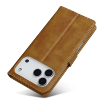 Étui portefeuille magnétique en cuir PU pour iPhone 16 Pro Max/15/14 Pro/17 Pro Max - Design professionnel de haute qualité, multicolore