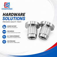 Pièces tournées CNC, écrous moletés en aluminium, écrous à rivets moletés, accessoires pour drones, pièces de robots, pièces de chargeurs de VE, service OEM disponible