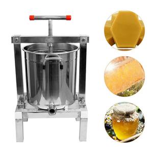 Presse à cire en acier inoxydable de haute qualité avec réservoir anti-éclaboussures, équipement d'apiculture, machine d'extraction de miel en gros - Product Image 1