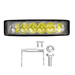 Lkt OEM Offre Spéciale 1800LM 7 pouces 30W 6LED TRAVAIL gh puissance 18w Combo 4x4 Lumière blanche foLight Bar Hir offroad voiture Moto lumière