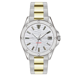 Reloj de oro de acero inoxidable de alta calidad, reloj automático mecánico clásico con posición de Dial de función de día - Product Image 1