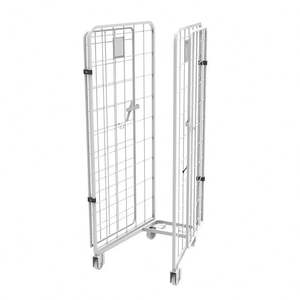 गोदाम रसद के लिए उच्च भार टिकाऊ चार पहिया रसद ट्रॉली भारी शुल्क रोलर कंटेनर - Product Image 5