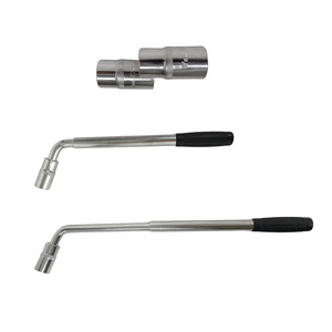 Clé à douille rétractable en forme de L pour pneus, douilles de 17, 19, 21, 23 mm, outil pour voiture et camionnette - 001 - Product Image 2