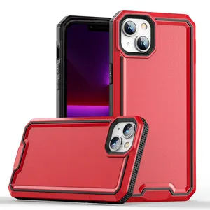 In Stock New design Fashion Cool Purple rugged Thick PC shockproof kickstand mobile phone case for iPhone 14 Pro Max 13 Pro